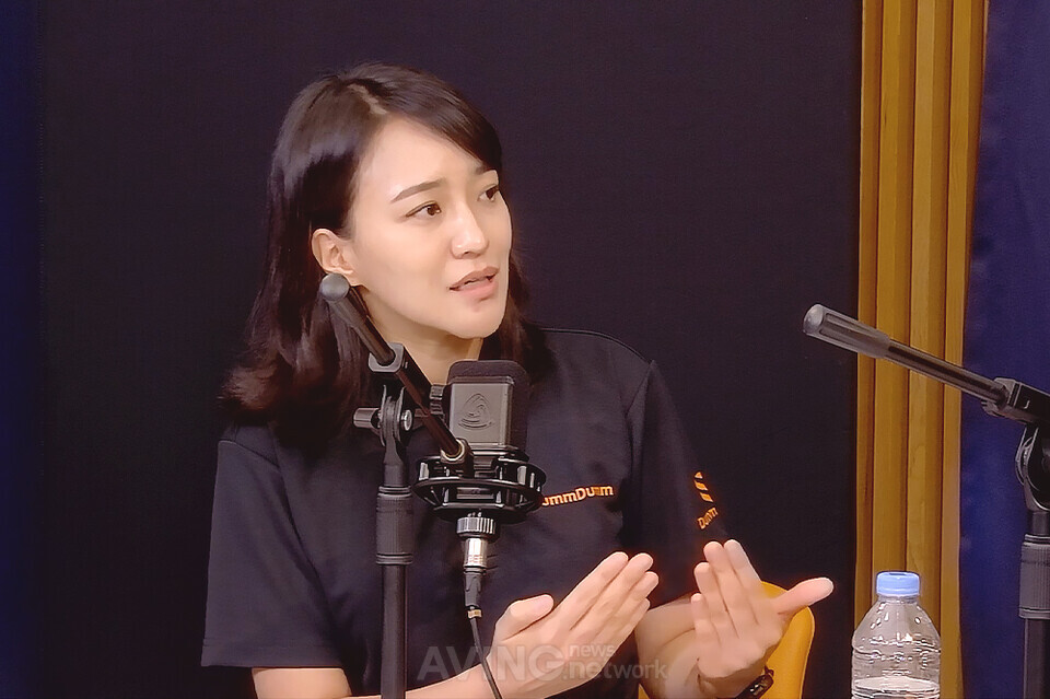 혁신제품 특집 인터뷰 중인 주청림 둠둠 대표 I 촬영 - 에이빙뉴스